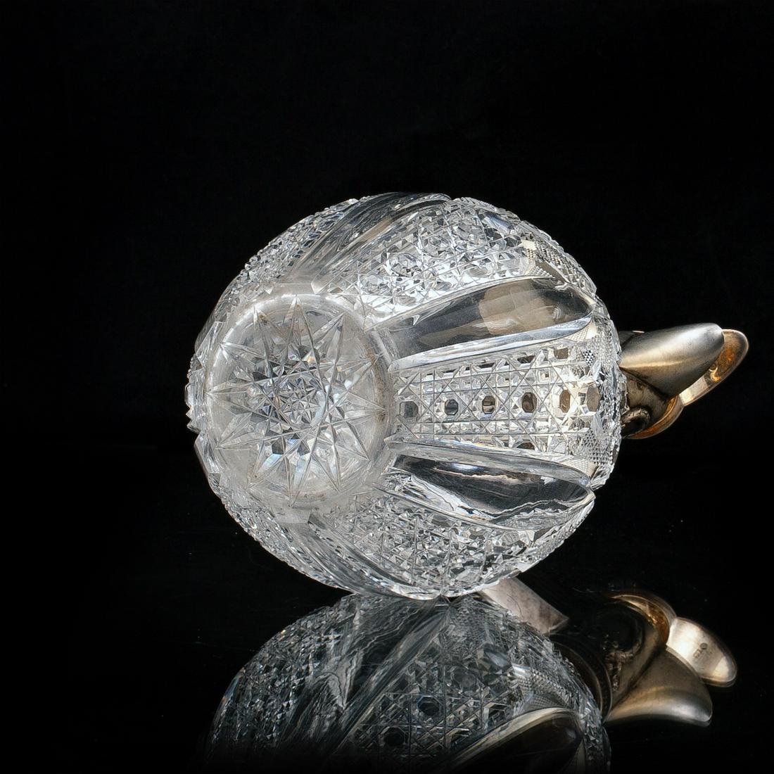 A Russian silver-gilt and cut-glass decanter — image 3