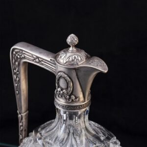 A Russian silver-gilt and cut-glass decanter — image 6