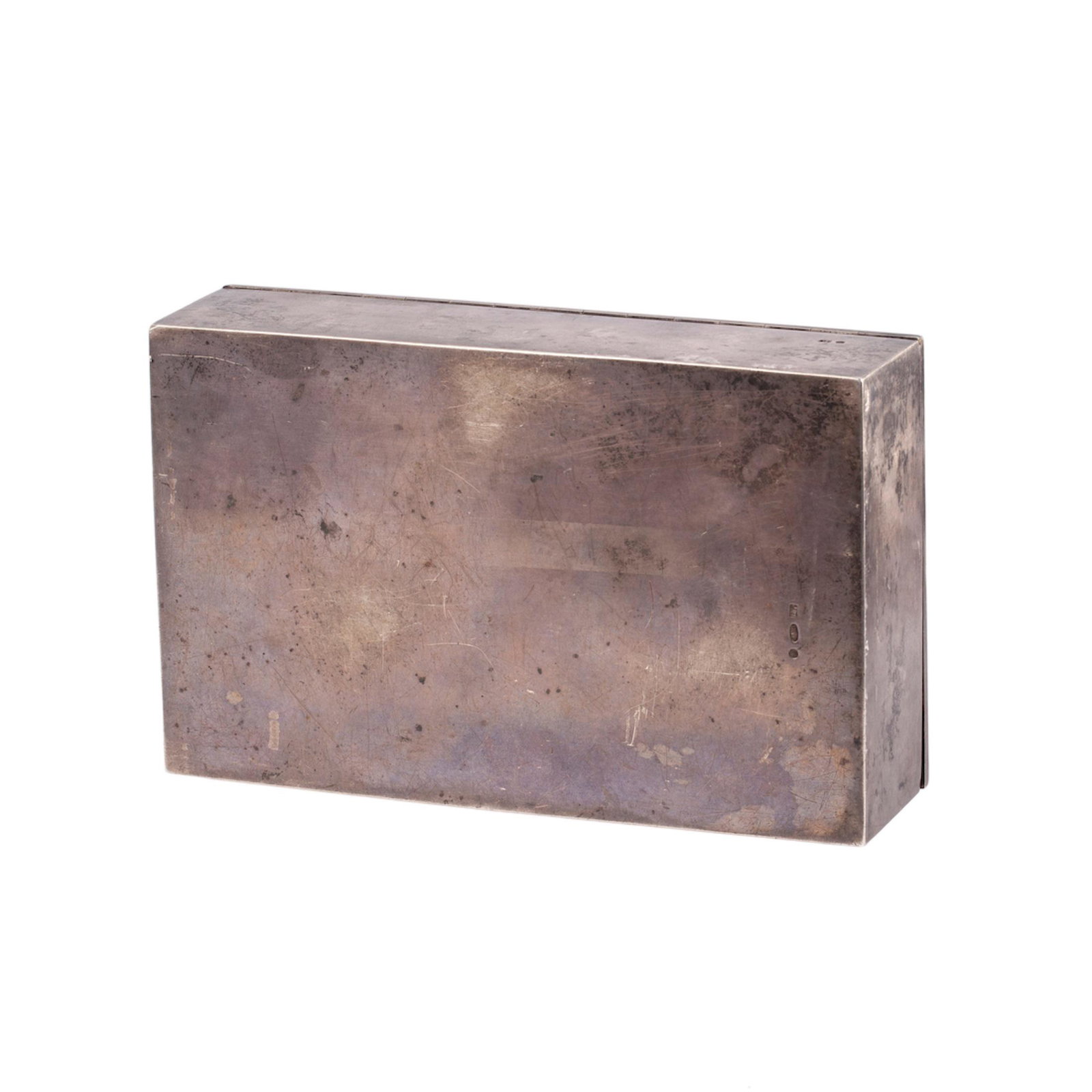 A Russian silver-gilt cigar box "Devil" — image 3