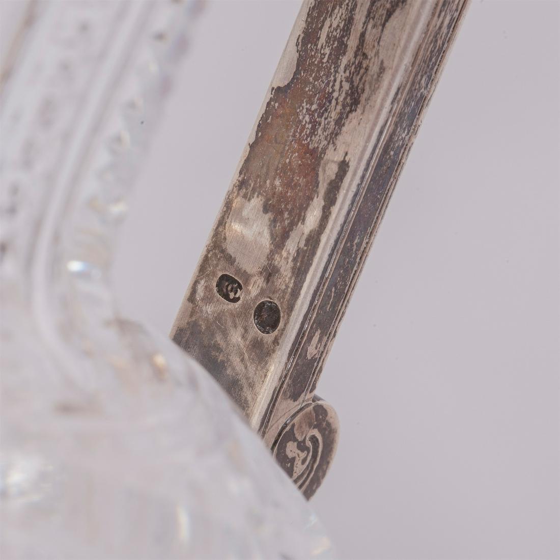A pair of Faberge silver and cut-glass decanters — image 9
