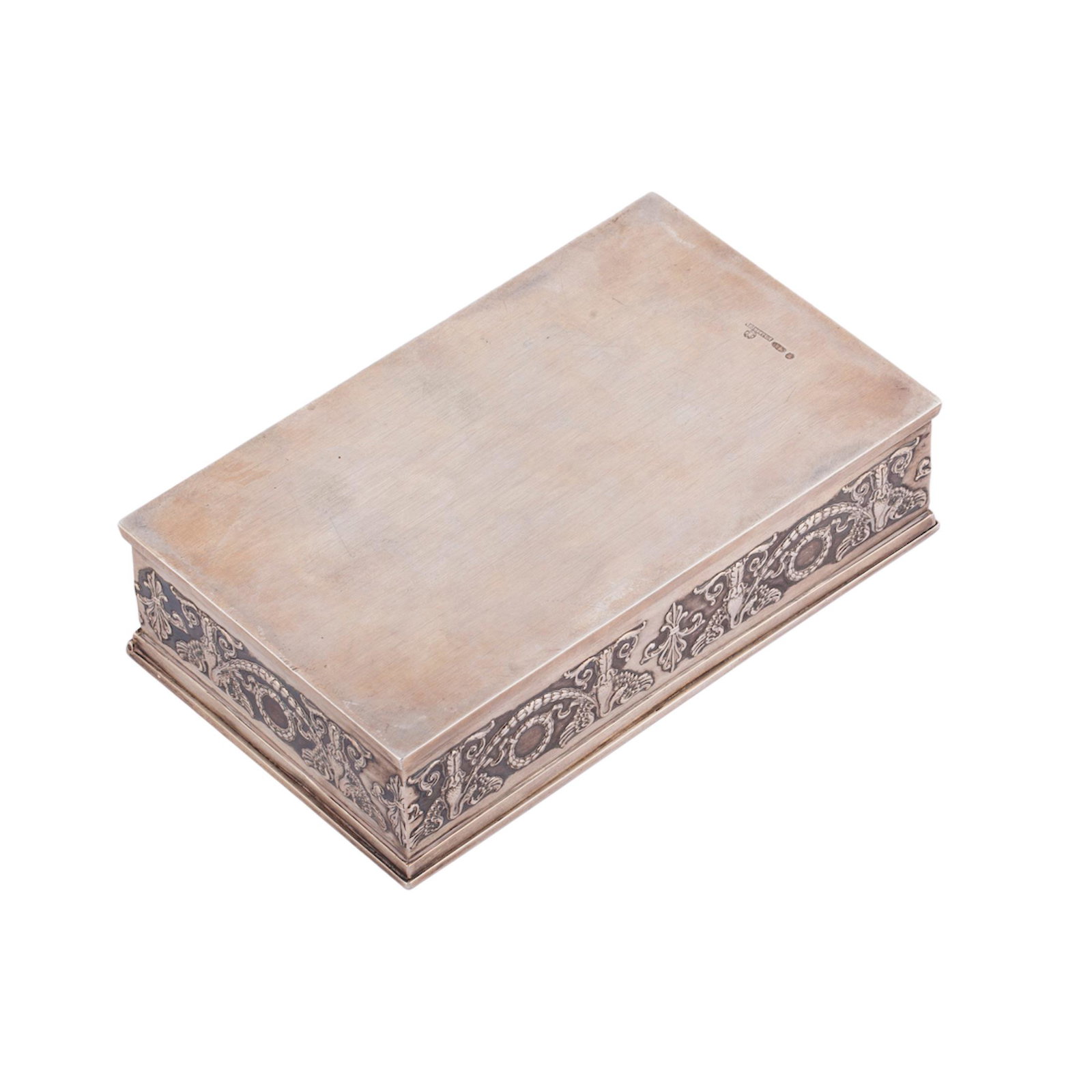 A Russian silver cigar box Neptune and Aphitrite — image 2