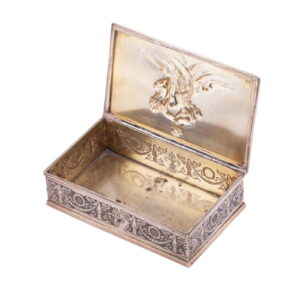 A Russian silver cigar box Neptune and Aphitrite — image 3