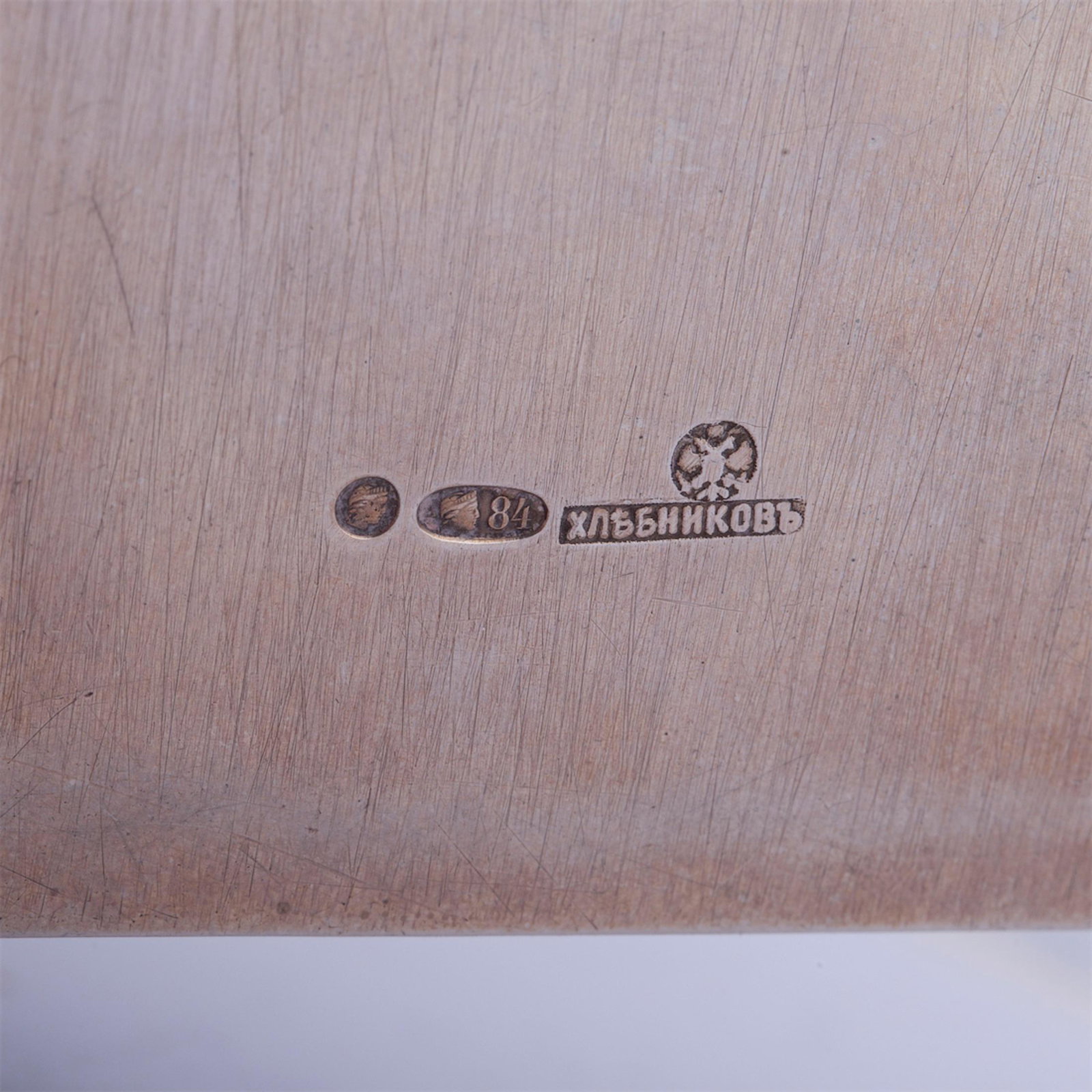 A Russian silver cigar box Neptune and Aphitrite — image 4