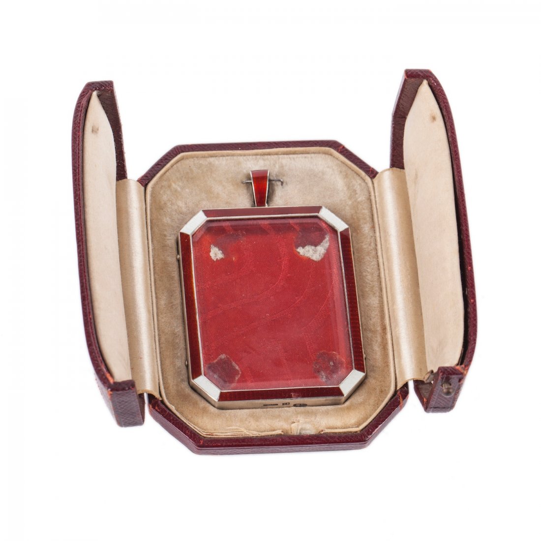 Faberge guilloche enamel photo frame in a box — image 1