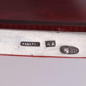 Faberge guilloche enamel photo frame in a box — image 3