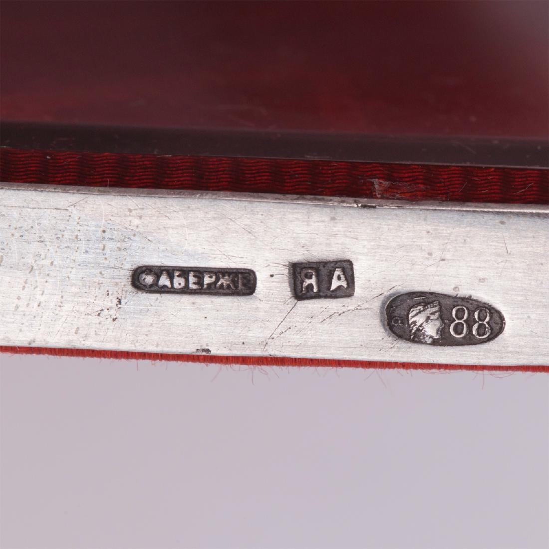 Faberge guilloche enamel photo frame in a box — image 3