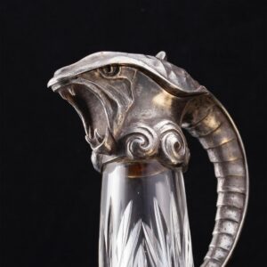 Pair of exceptional sculptural carafes — image 5