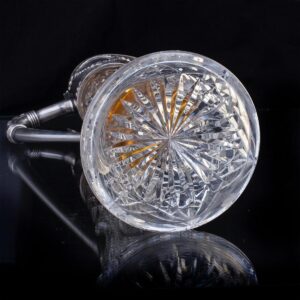 Faberge silver-gilt and cut-glass decanter — image 8
