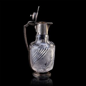 A Russian silver-gilt and cut-glass carafe — image 2