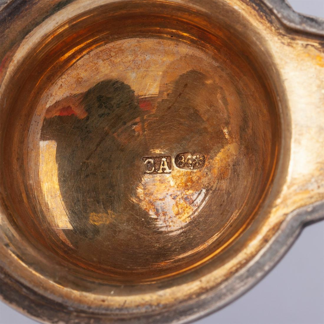 A Russian silver-gilt and cut-glass carafe — image 8