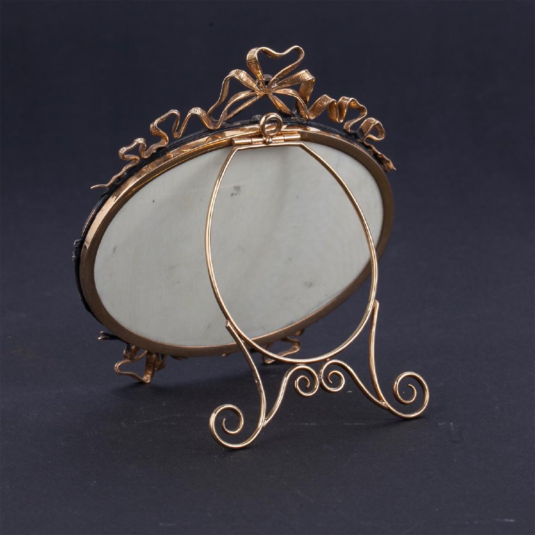 Very Rare Faberge gold, photo frame — image 3