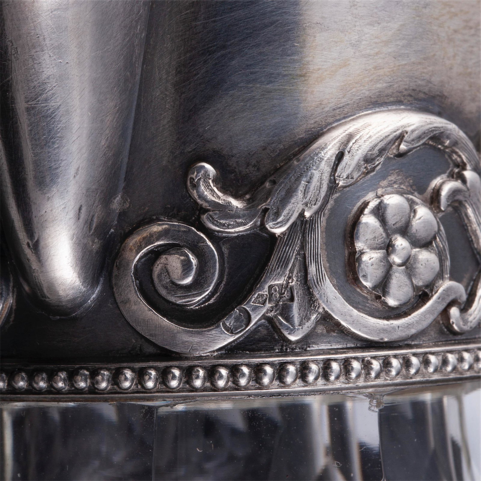 A Russian Art Nouveau decanter W.A. Bolin — image 6