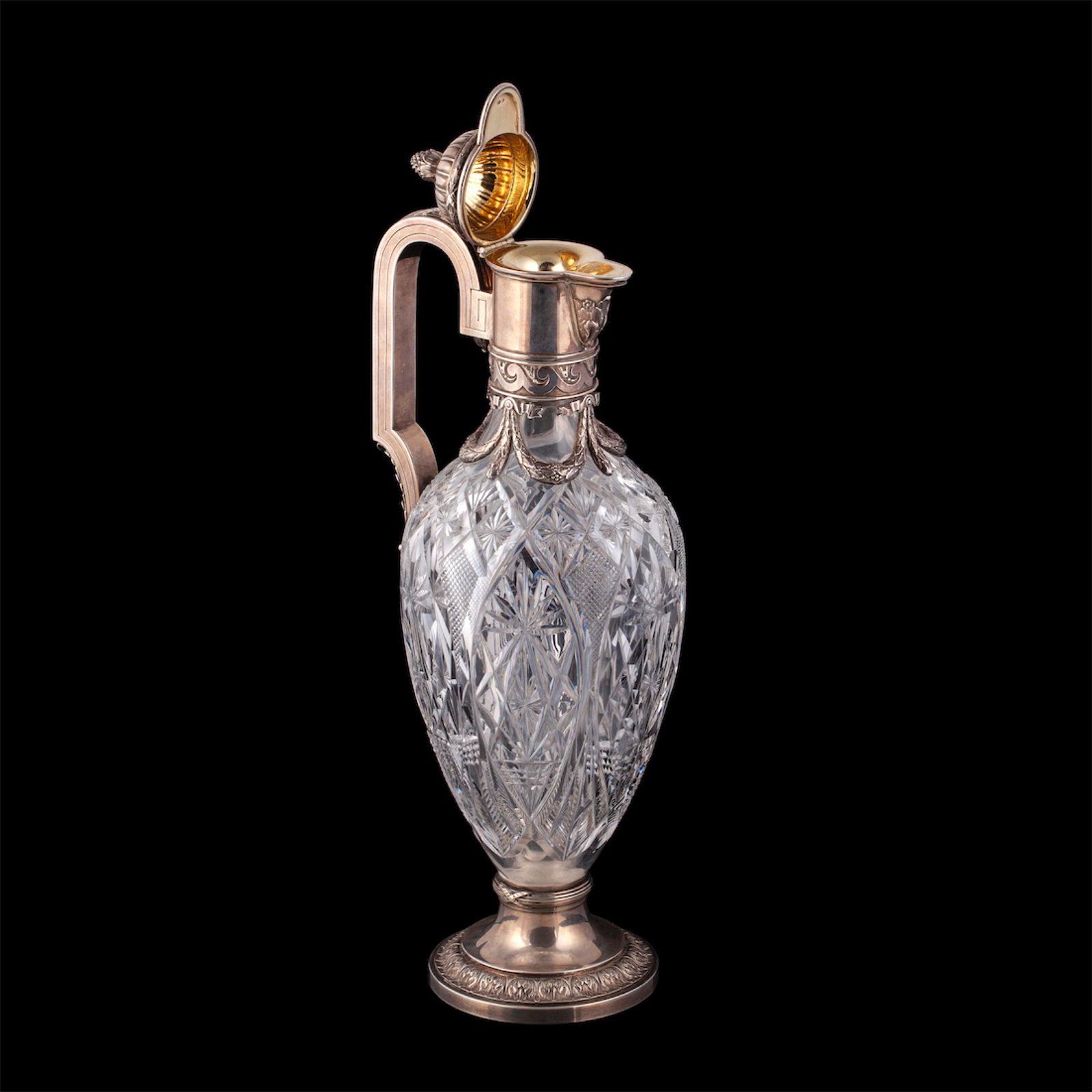 A massive Faberge Neoclassicist decanter — image 2