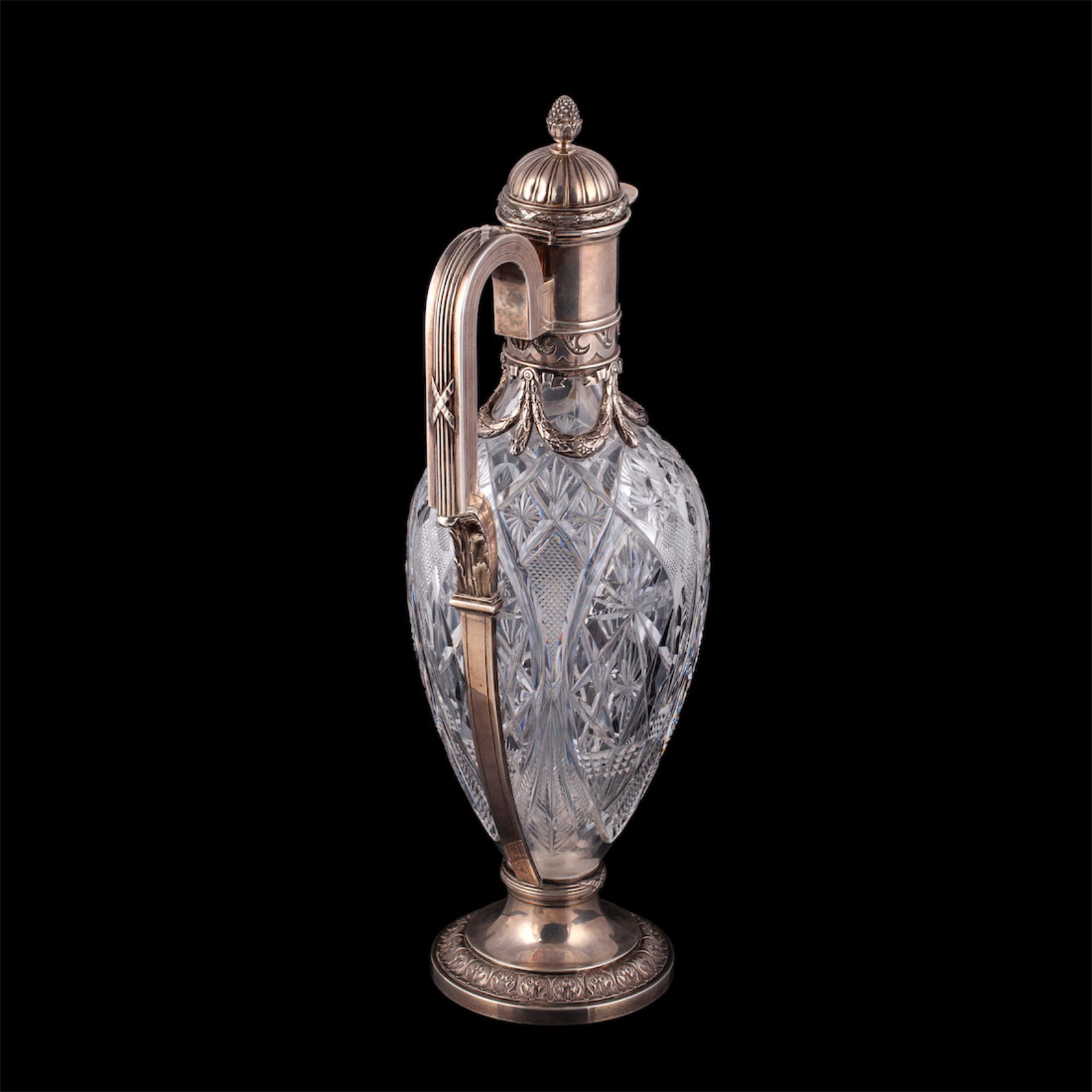 A massive Faberge Neoclassicist decanter — image 3