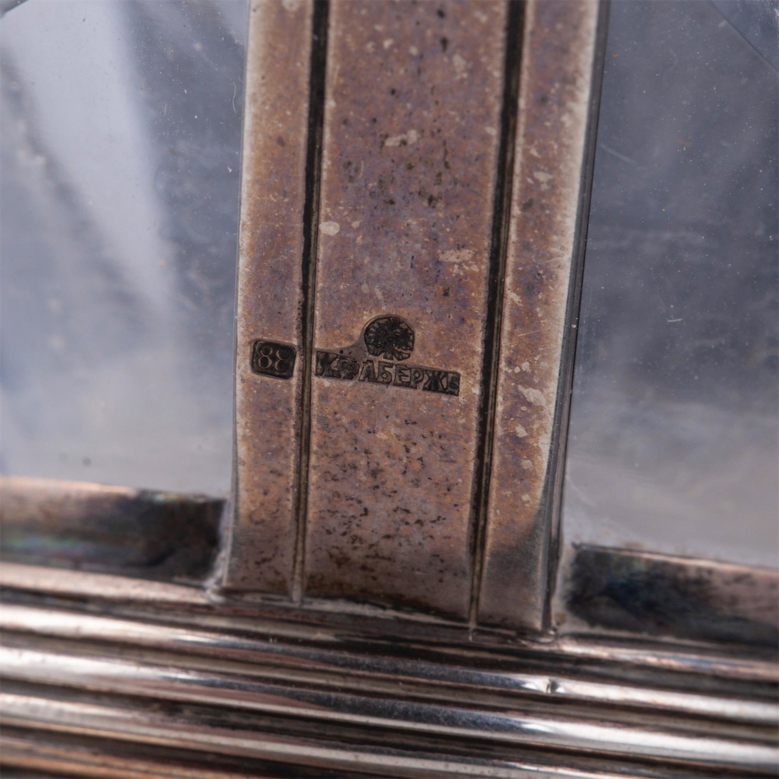 A massive Faberge Neoclassicist decanter — image 6