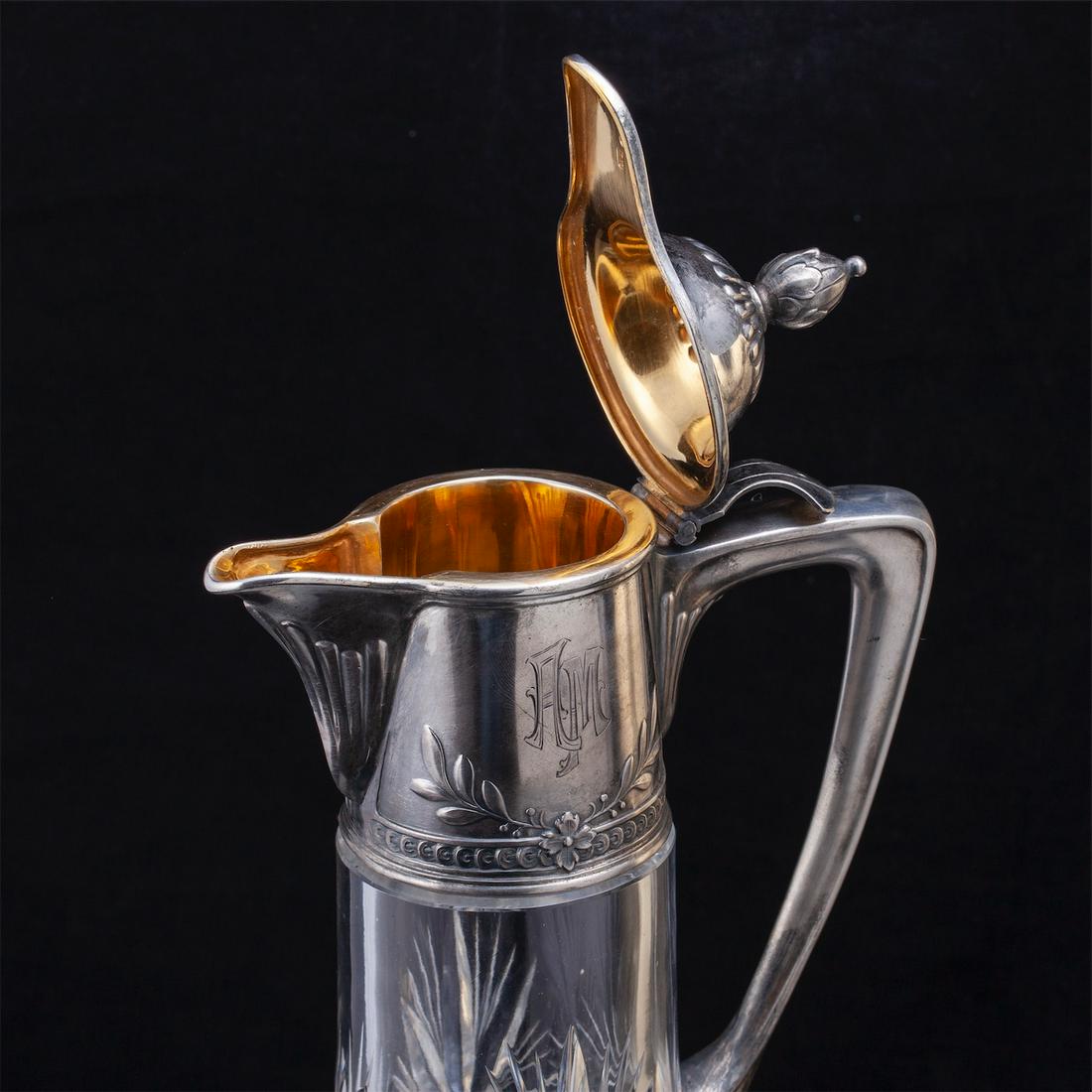 A massive Russian cut-glass carafe. A. Lubavin — image 2