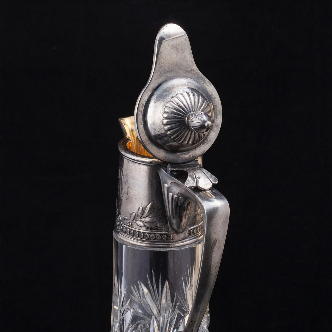 A massive Russian cut-glass carafe. A. Lubavin — image 3