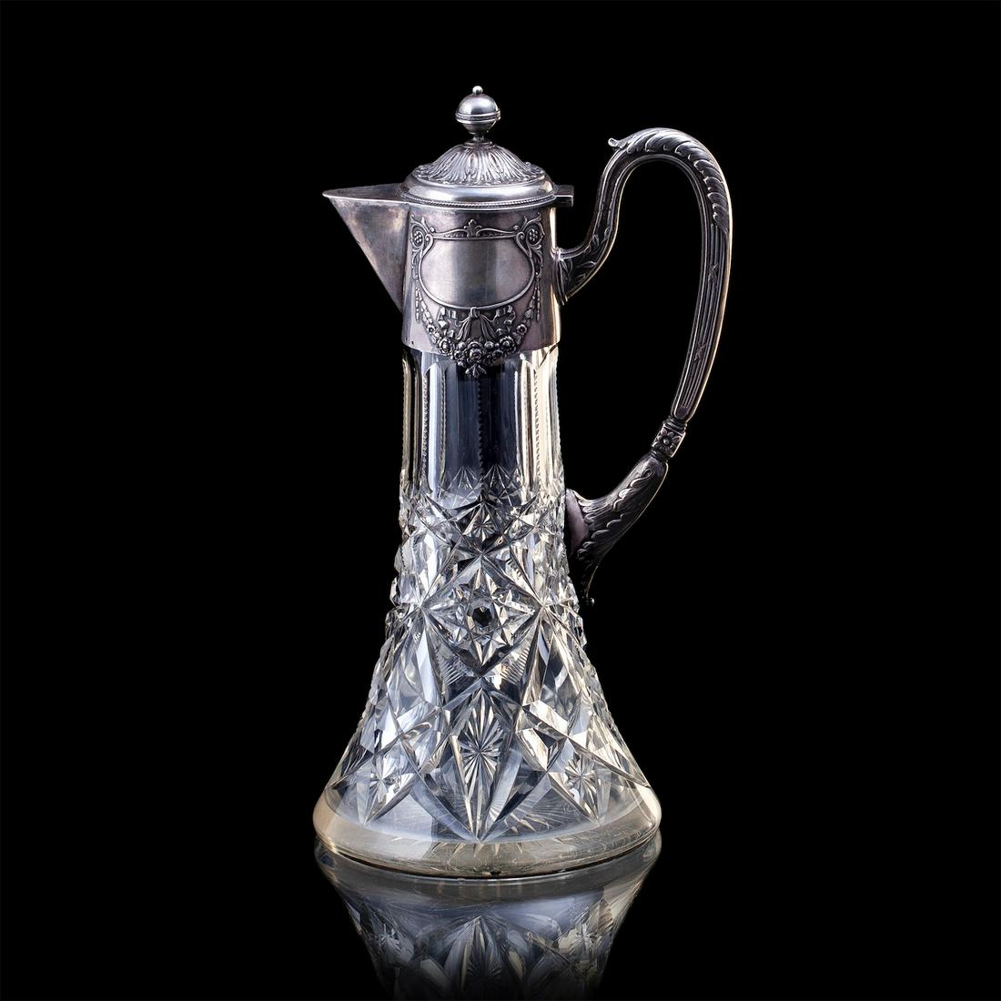 A grand Russian crystal carafe. Khlebnikov — image 1