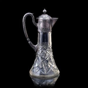 A grand Russian crystal carafe. Khlebnikov — image 2