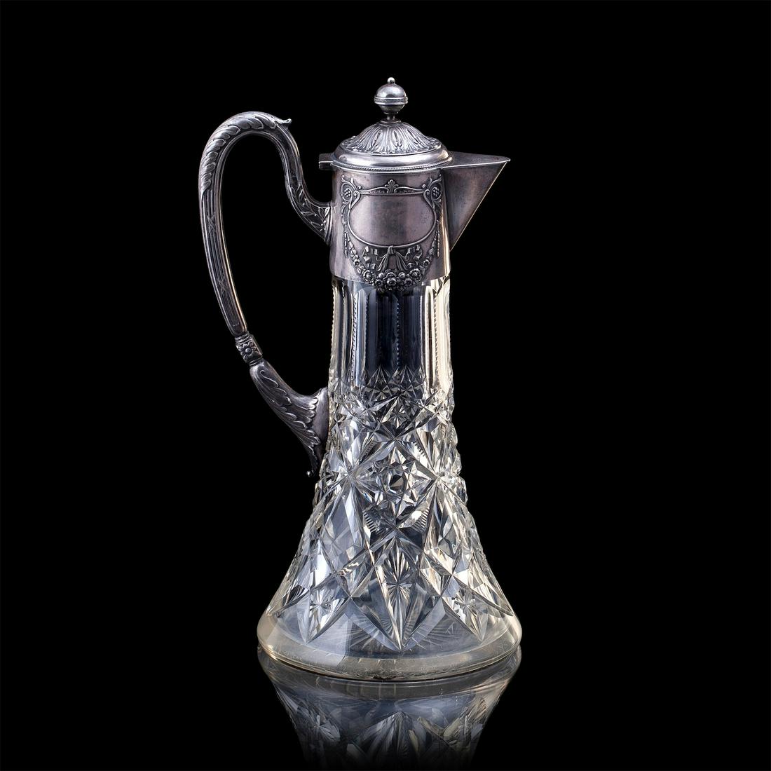 A grand Russian crystal carafe. Khlebnikov — image 2