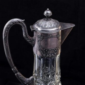 A grand Russian crystal carafe. Khlebnikov — image 3