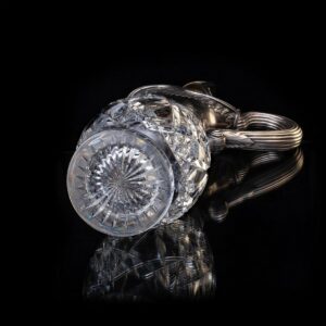 Russian impressive silver-gilt & crystal carafe — image 7