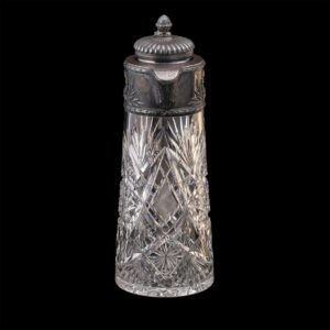 A Russian grand silver-gilt and cut-glass carafe — image 2