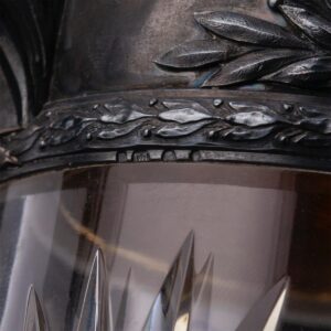 A Russian grand silver-gilt and cut-glass carafe — image 8