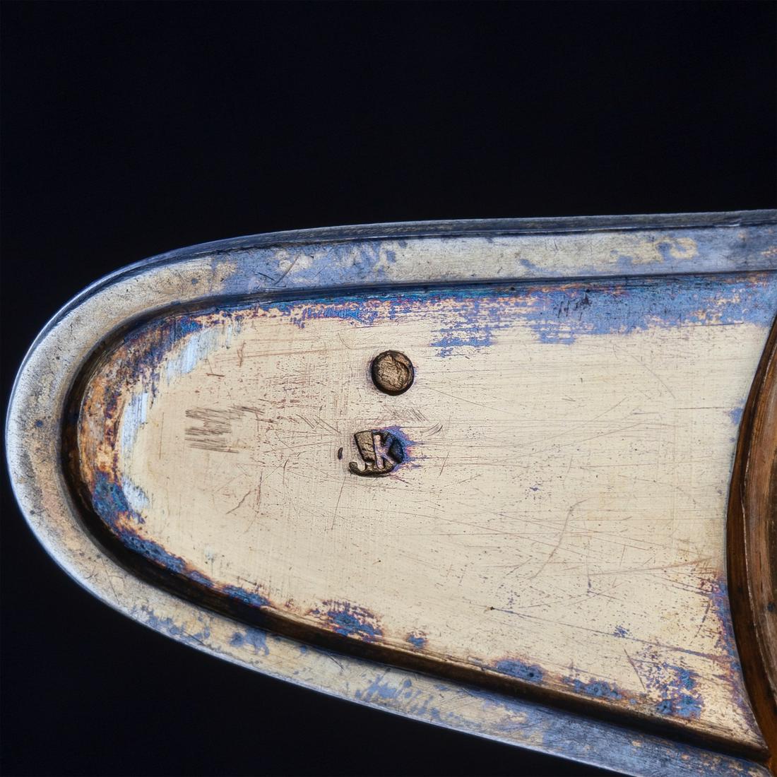 A Russian silver-gilt and cut-glass decanter — image 7
