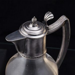 A Russian silver-gilt and cut-glass decanter — image 8