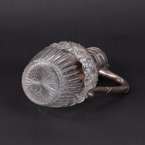 Faberge cast silver and cut crystal decanter — image 4