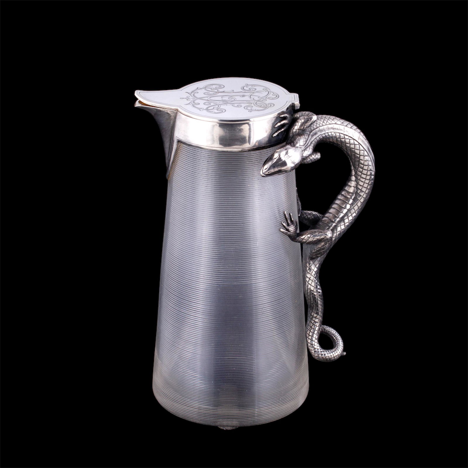 An extremely rare Faberge carafe "Lizard" — image 1