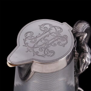 An extremely rare Faberge carafe "Lizard" — image 4
