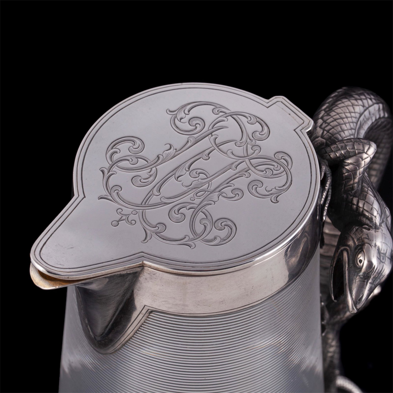 An extremely rare Faberge carafe "Lizard" — image 4