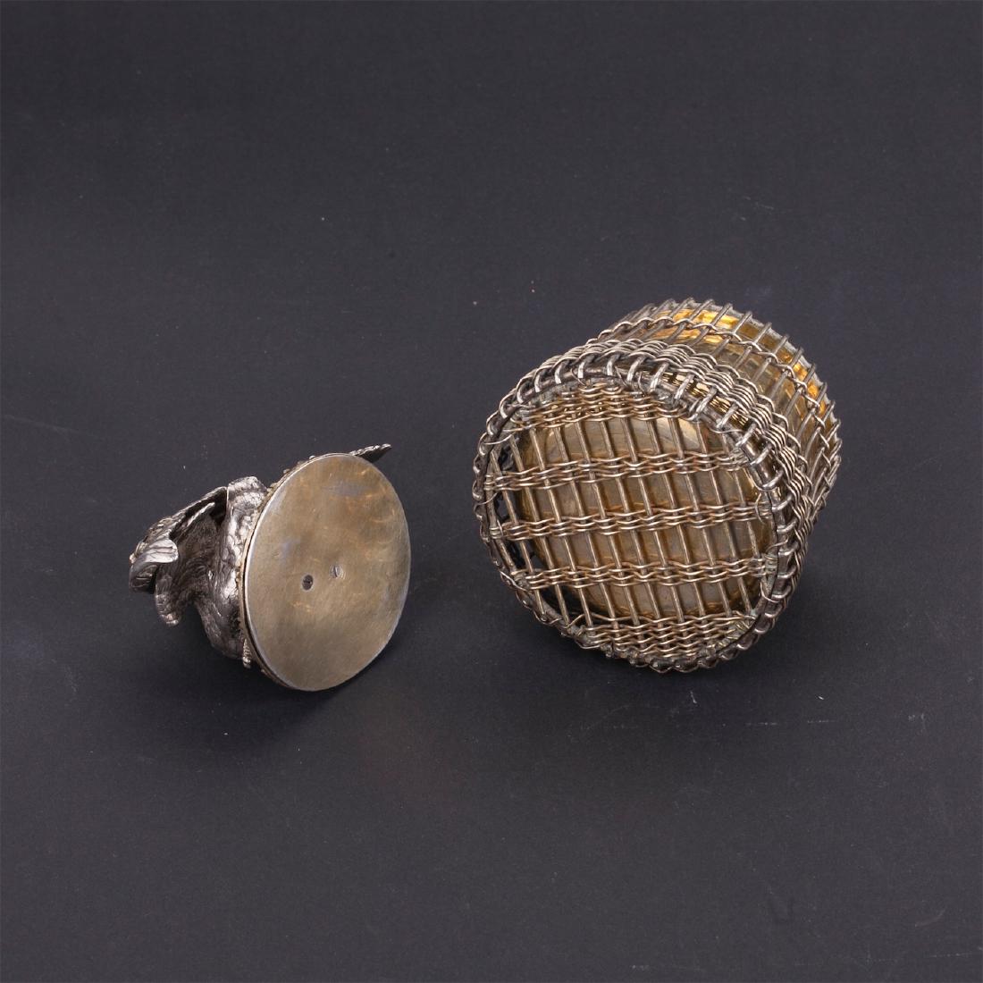Unusual silver bonbonniere, Sazikov — image 4