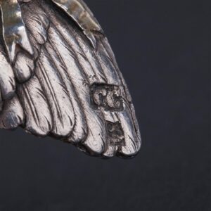 Unusual silver bonbonniere, Sazikov — image 5