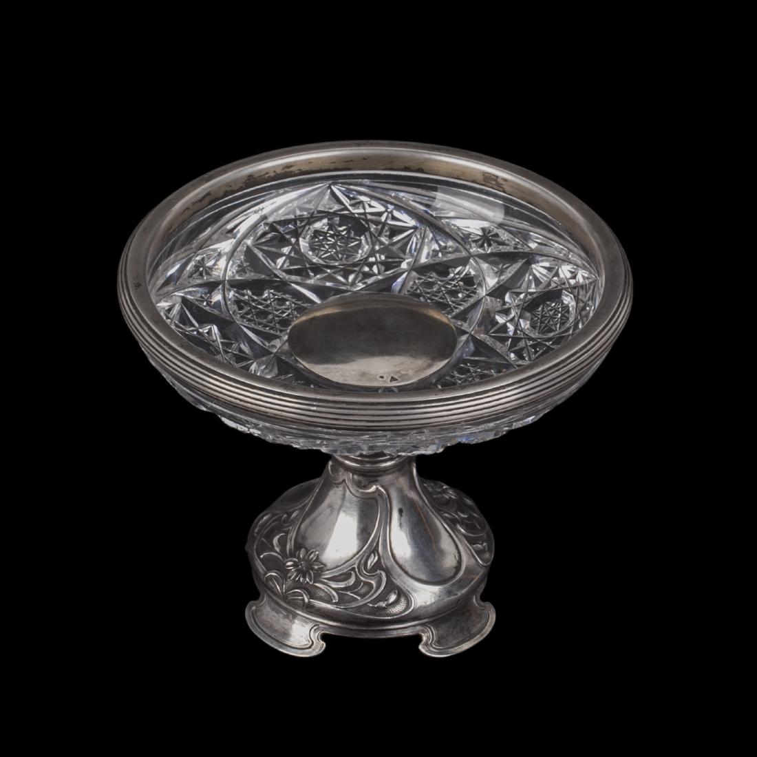 Russian silver vase in art noveau style — image 2