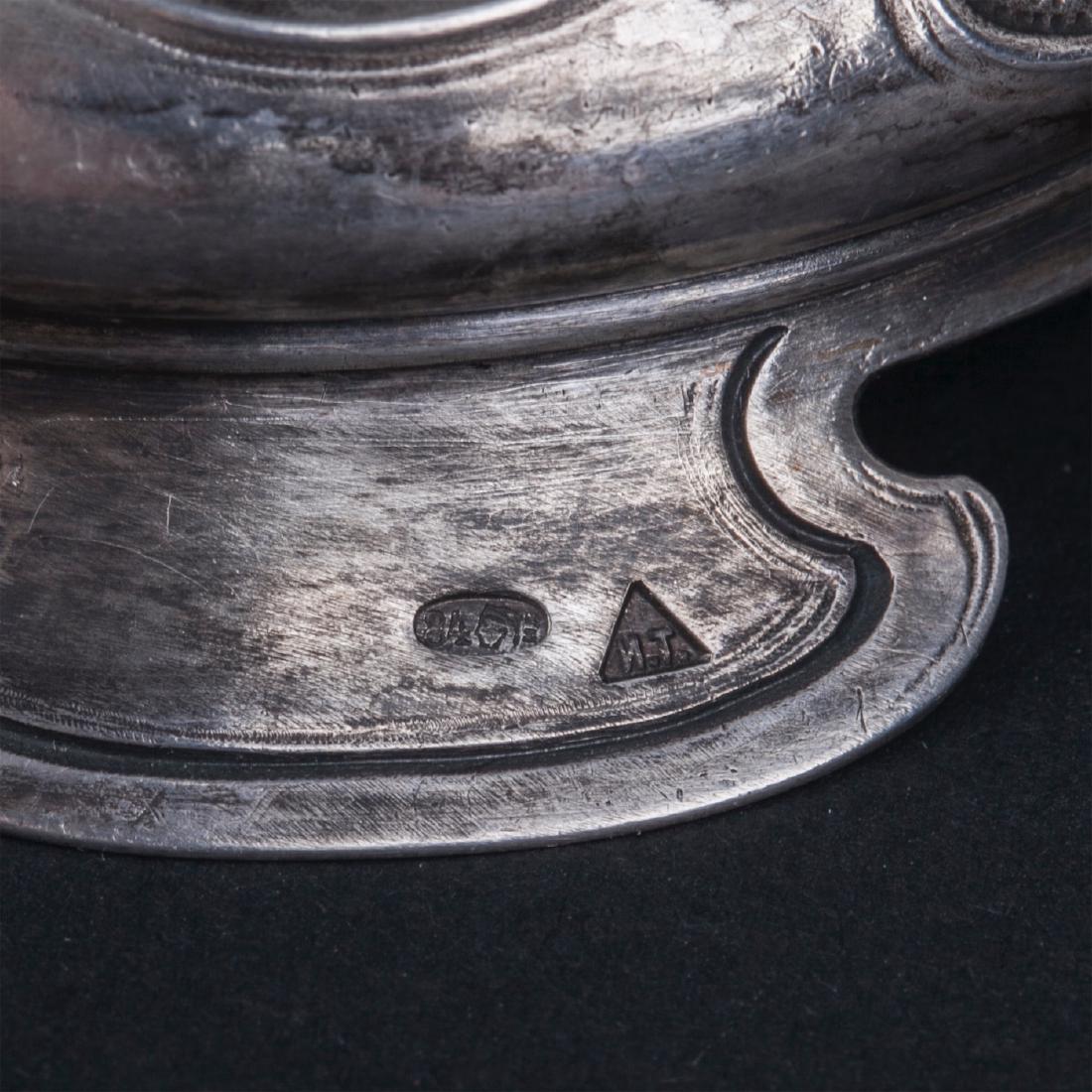 Russian silver vase in art noveau style — image 4