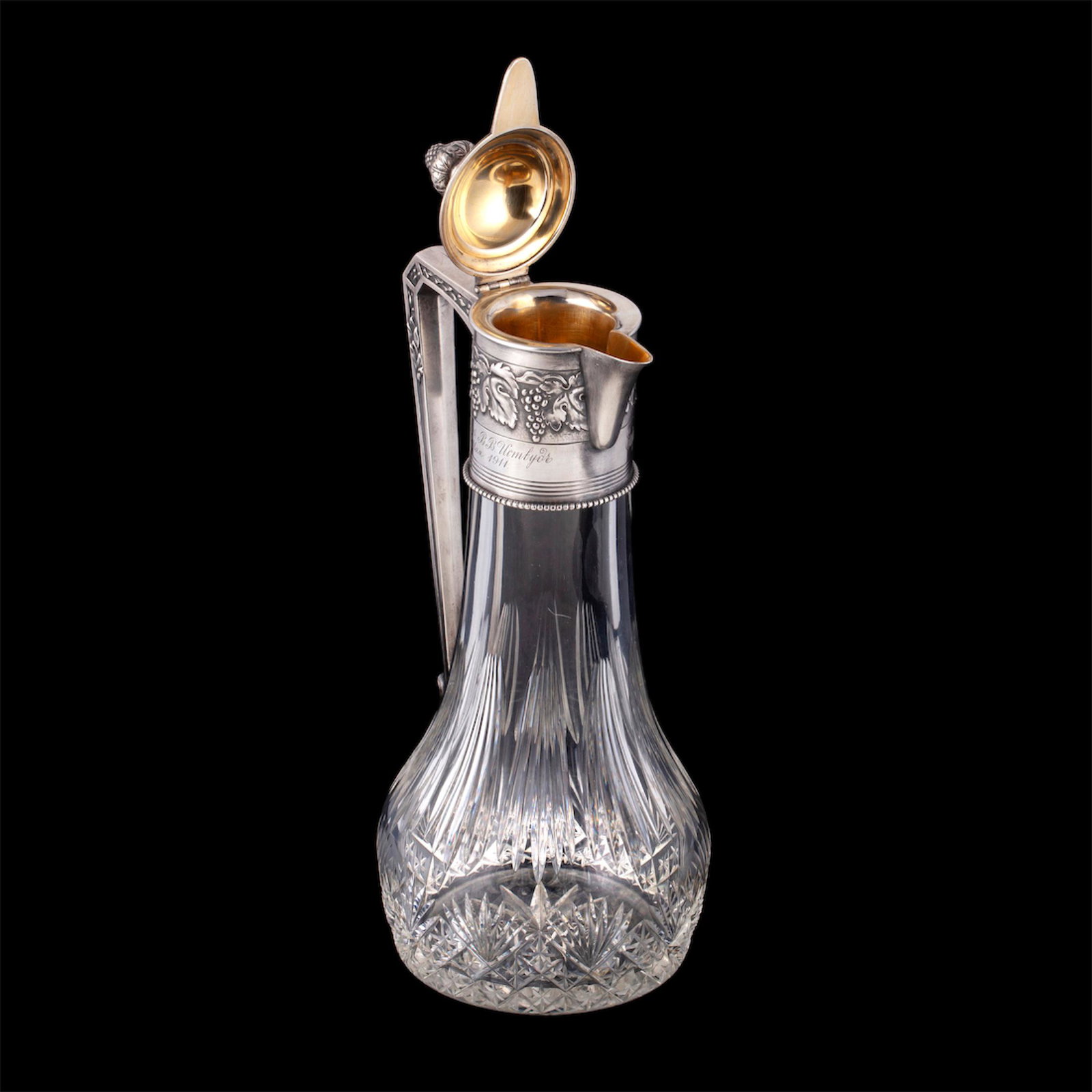 A Russian presentation silver decanter — image 3