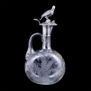 A Russian decanter with floral decoration — image 2