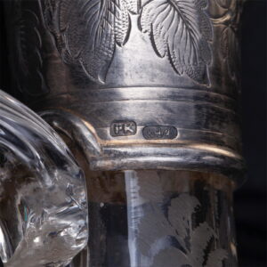 A Russian decanter with floral decoration — image 6