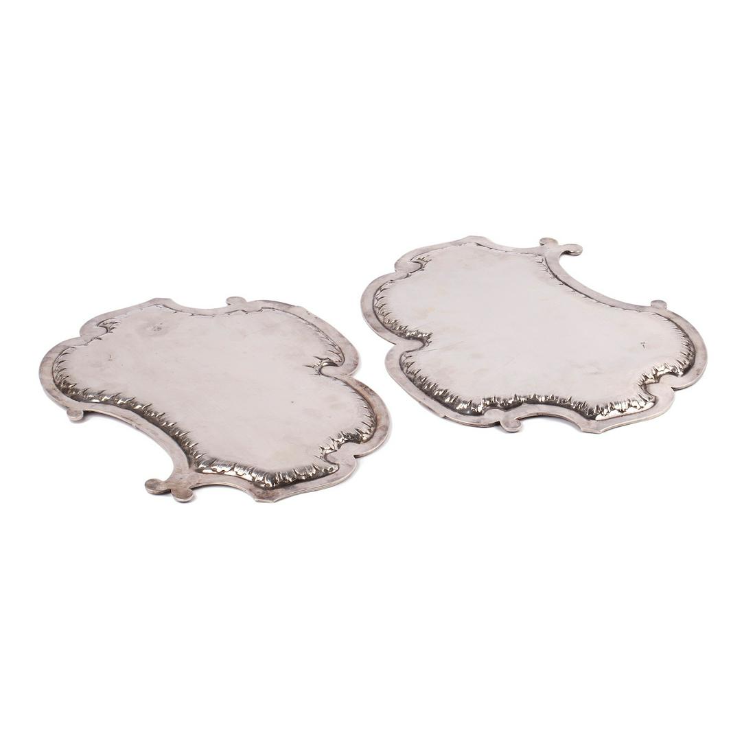 Two massive Russian silver trays. A. Bragin — image 2