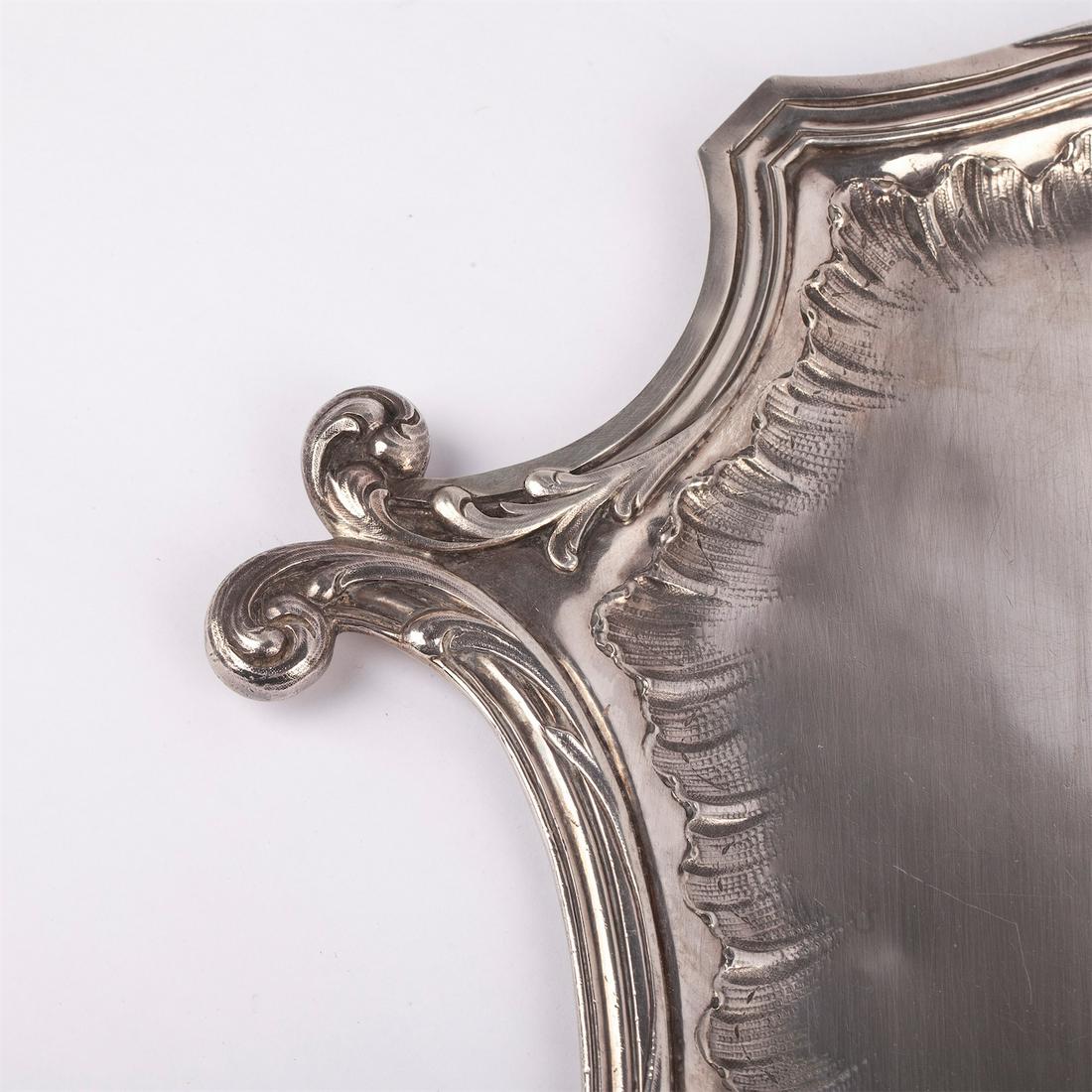 Two massive Russian silver trays. A. Bragin — image 3