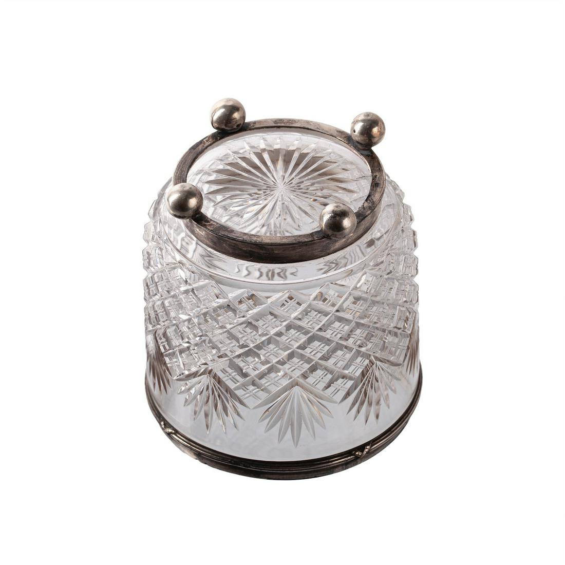 An unusual Faberge crystal caviar bowl — image 3