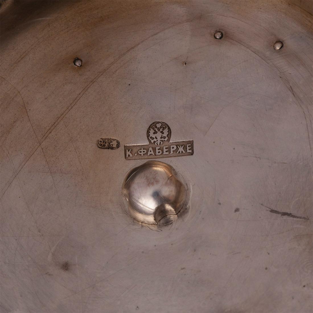 An unusual Faberge crystal caviar bowl — image 5
