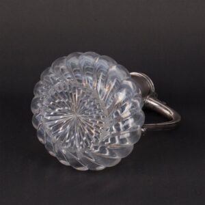 Elegant Faberge silver and crystal carafe — image 4