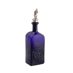 An interesting Russian blue glass shtof — image 1