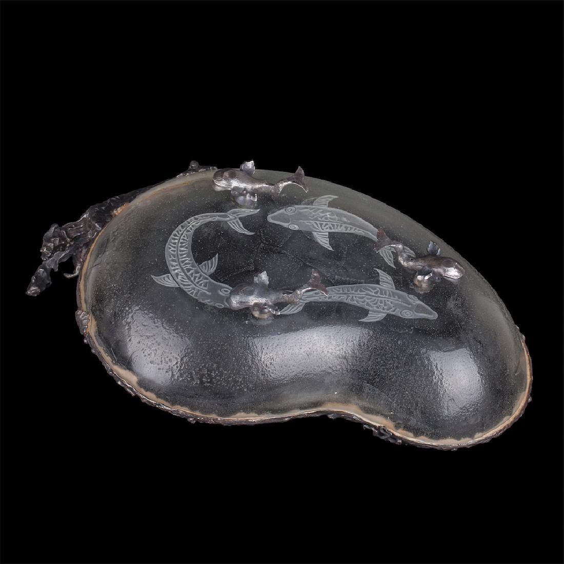 Russian cast silver and engraved glass — image 4
