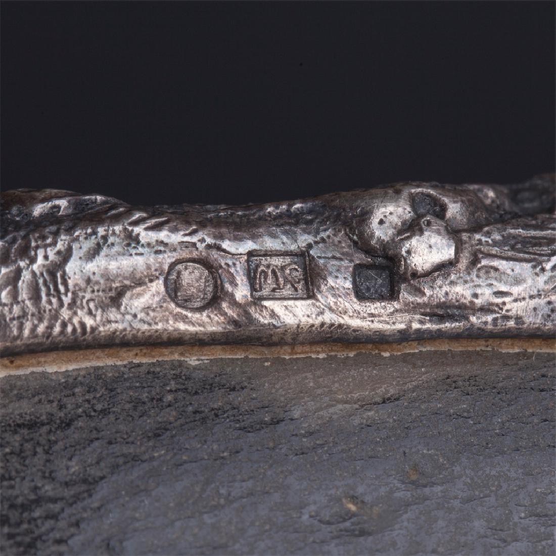 Russian cast silver and engraved glass — image 6