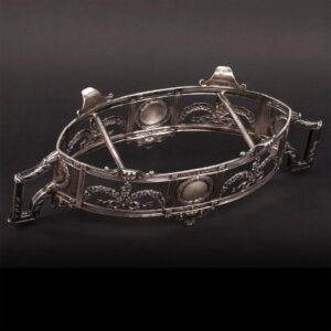 Russian silver and crystal centrepiece — image 3